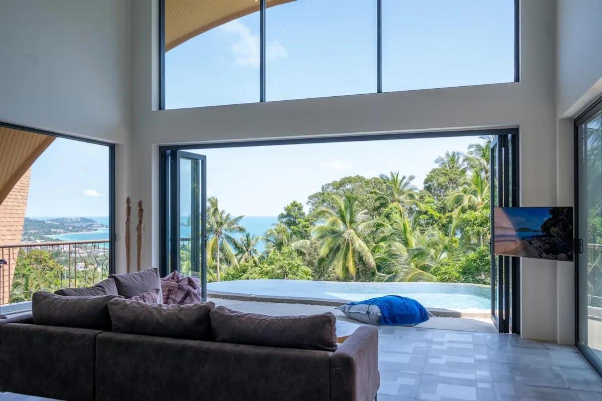 Villa Lola 2Br - Private Infinity Pool & Sea View Чавенг Экстерьер фото