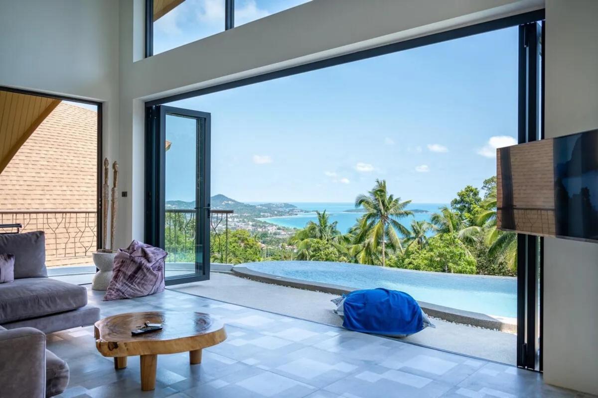 Villa Lola 2Br - Private Infinity Pool & Sea View Чавенг Экстерьер фото